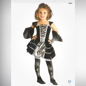 Girls Spider Web Halloween Costume (used)